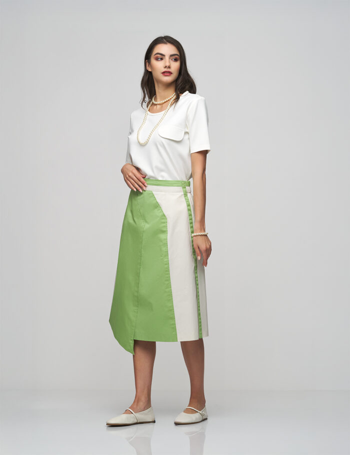 A playful twist on modern tailoring skirt - Image 3