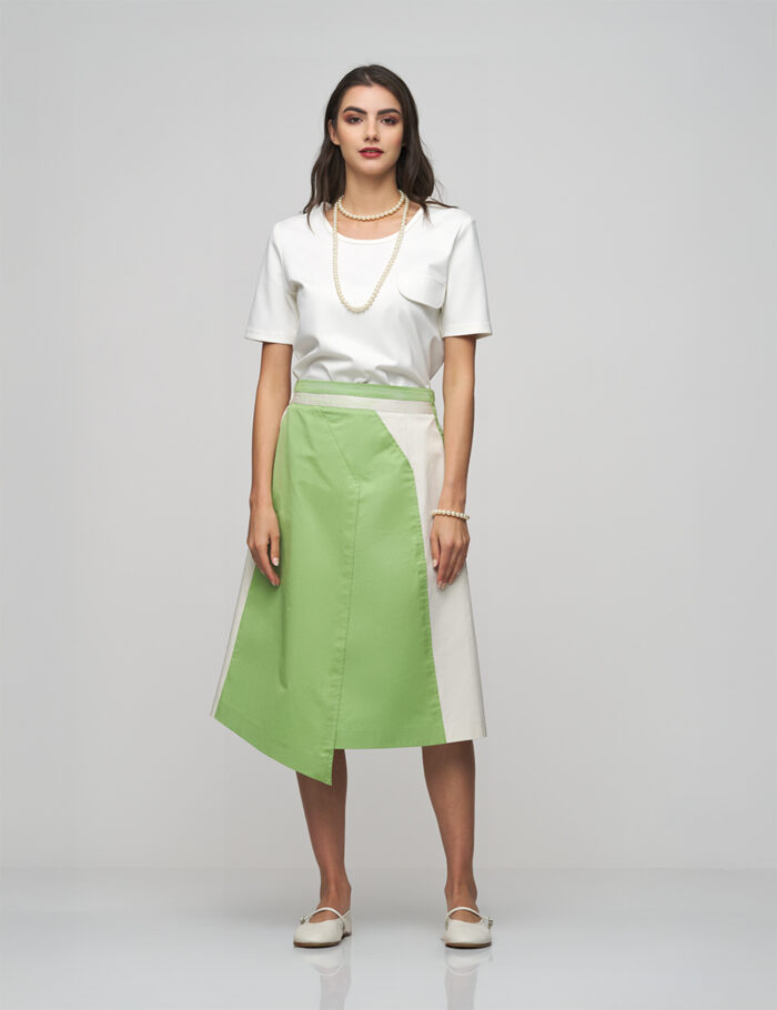 A playful twist on modern tailoring skirt - Image 1